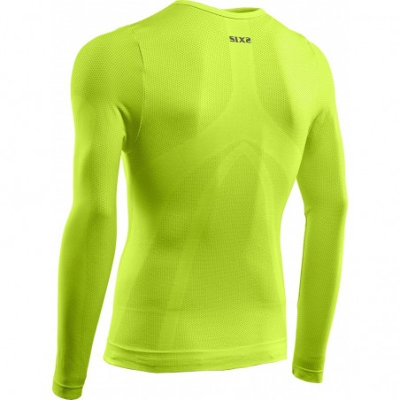 MAILLOT MANCHES LONGUES SIXS JAUNE FLUO