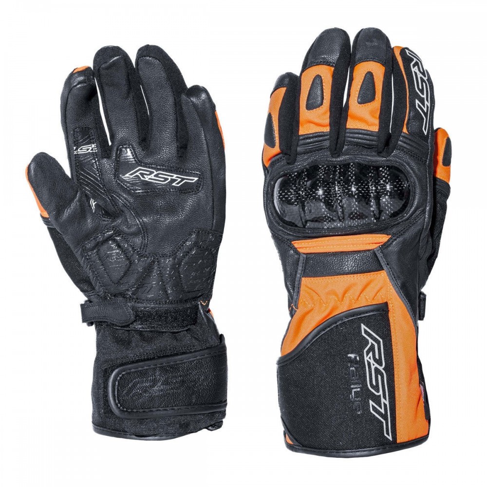 GANTS ROUTE RST RALLYE CE IMPERMEABLE NOIR/ORANGE