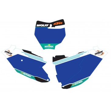 FONDS DE PLAQUE WOLFF BLEU 85 SX 2018/2019