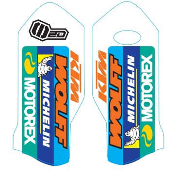 DECO DE FOURCHE WOLFF SX 16/19 EXC 17/19 BLANC