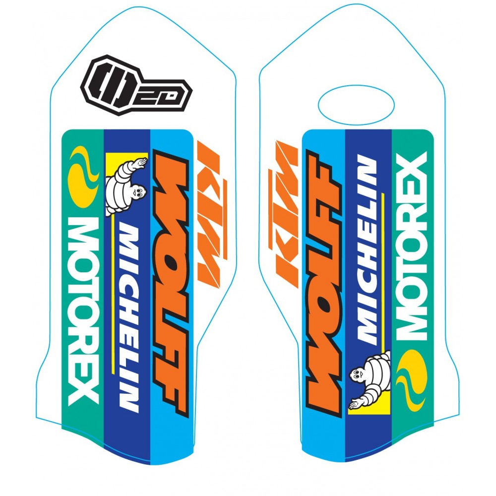 DECO DE FOURCHE WOLFF SX 16/19 EXC 17/19 BLANC