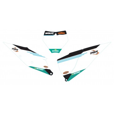 FONDS DE PLAQUES WOLFF SX 19 LISERE BLEU