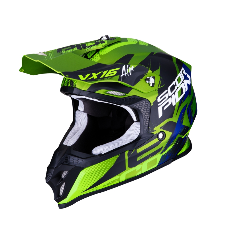 casque scorpion vert