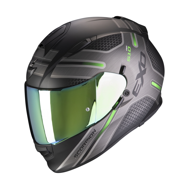 casque scorpion vert