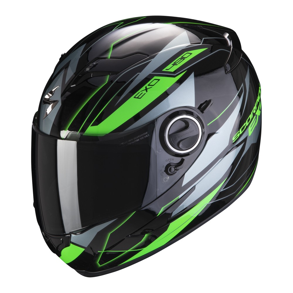 casque scorpion vert