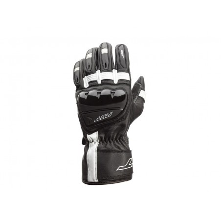 GANTS RST PILOT CE CUIR NOIR/BLANC 