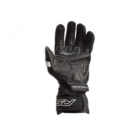 GANTS RST PILOT CE CUIR NOIR/BLANC 