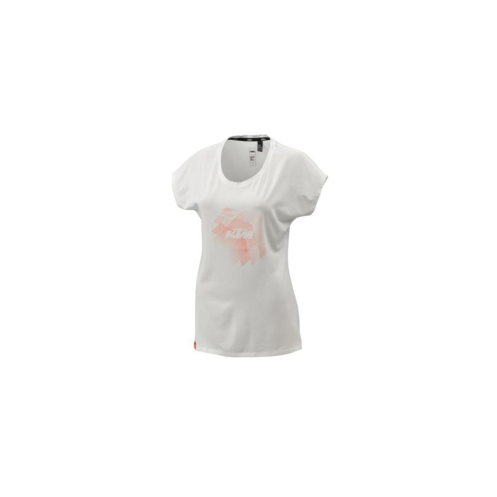 TEE-SHIRT FEMME KTM STYLE BLANC