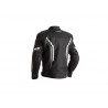 BLOUSON RST AXIS CUIR NOIR BLANC 