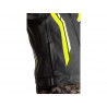 BLOUSON RST AXIS CUIR NOIR/JAUNE FLUO