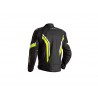 BLOUSON RST AXIS CUIR NOIR/JAUNE FLUO