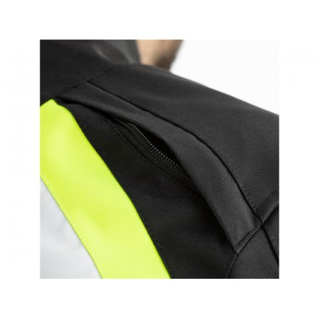 VESTE RST ALPHA 5 CE TEXTILE NOIR/JAUNE