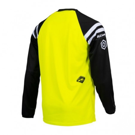 MAILLOT KENNY TRACK RAW JAUNE FLUO