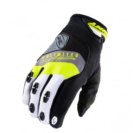 GANTS KENNY SAFETY NOIR/GRIS/JAUNE FLUO