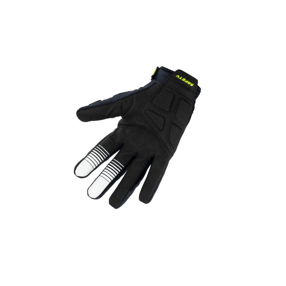 GANTS KENNY SAFETY NOIR/GRIS/JAUNE FLUO