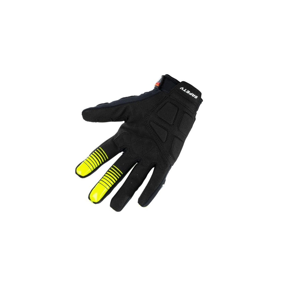 Gants moto homologué Safety « Kenny » taille S rouge et noir