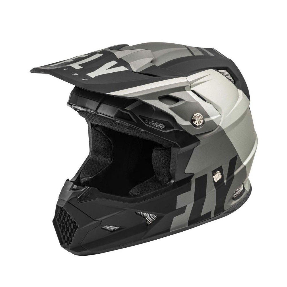 CASQUE FLY TOXIN TRANSFER 2020 GRIS/NOIR MAT 2XL