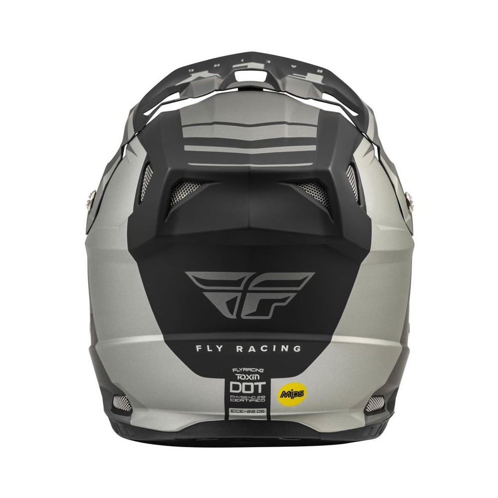 CASQUE FLY TOXIN TRANSFER 2020 GRIS/NOIR MAT 2XL