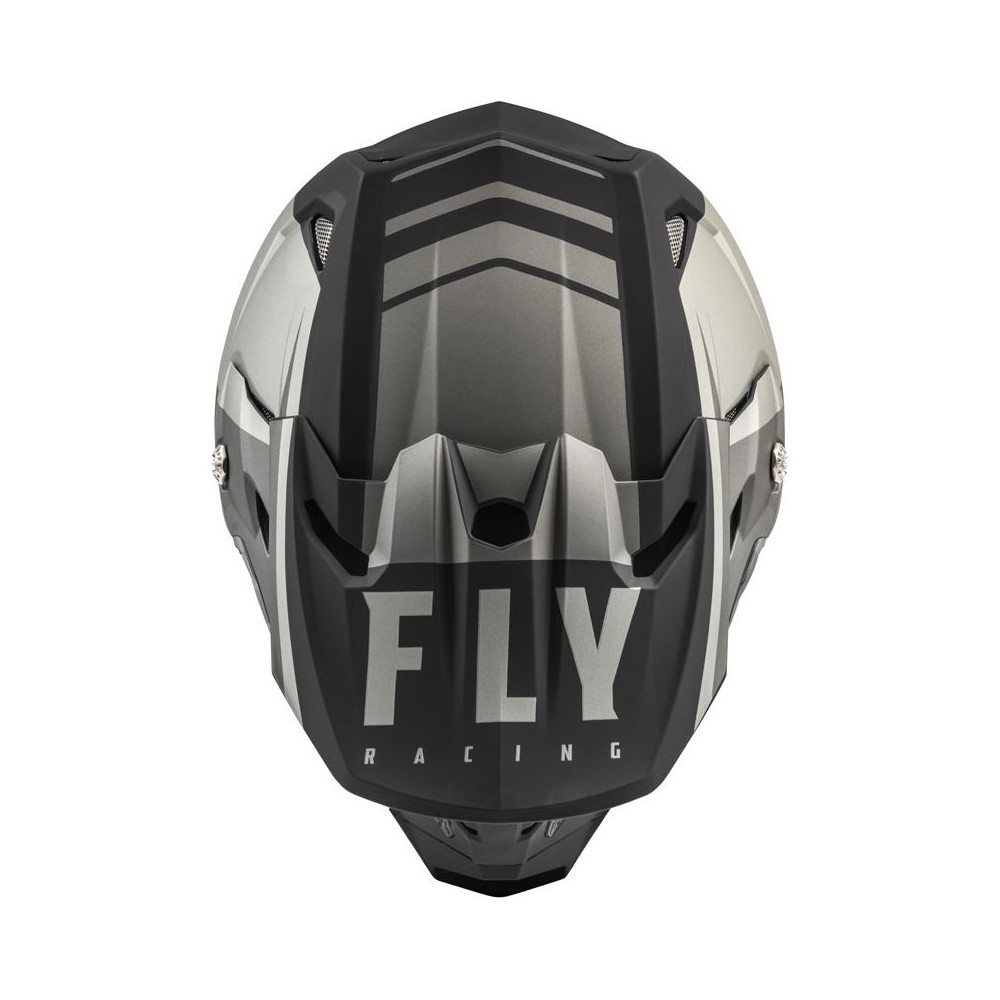 CASQUE FLY TOXIN TRANSFER 2020 GRIS/NOIR MAT 2XL