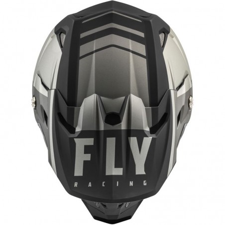 CASQUE FLY TOXIN TRANSFER 2020 GRIS/NOIR MAT 2XL