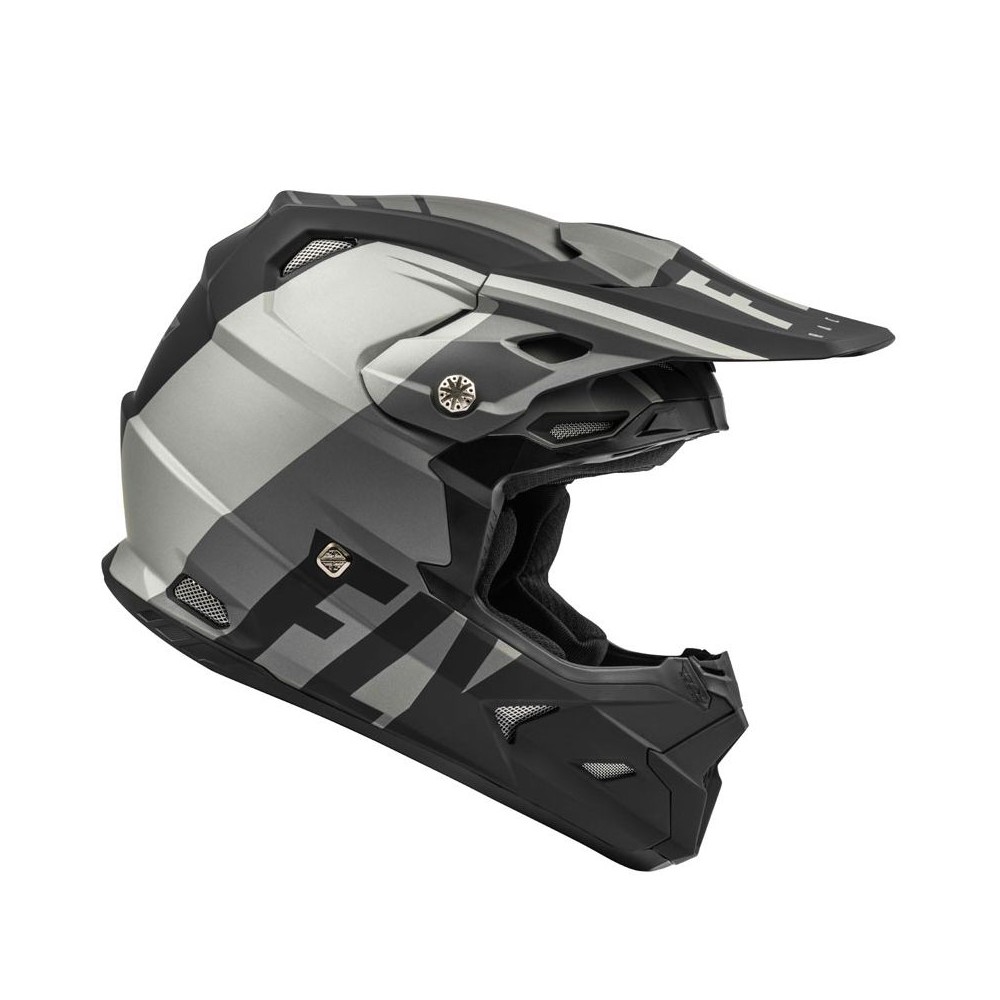 CASQUE FLY TOXIN TRANSFER 2020 GRIS/NOIR MAT 2XL