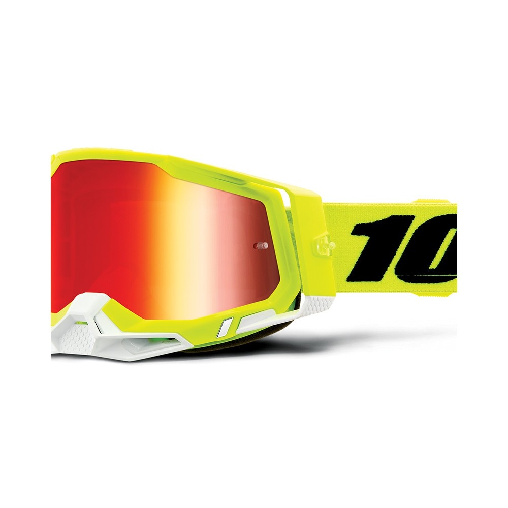 LUNETTES 100% MODELE RACECRAFT 2 YELLOW LUNETTES 100% MODELE RACECRAFT 2 YELLOW