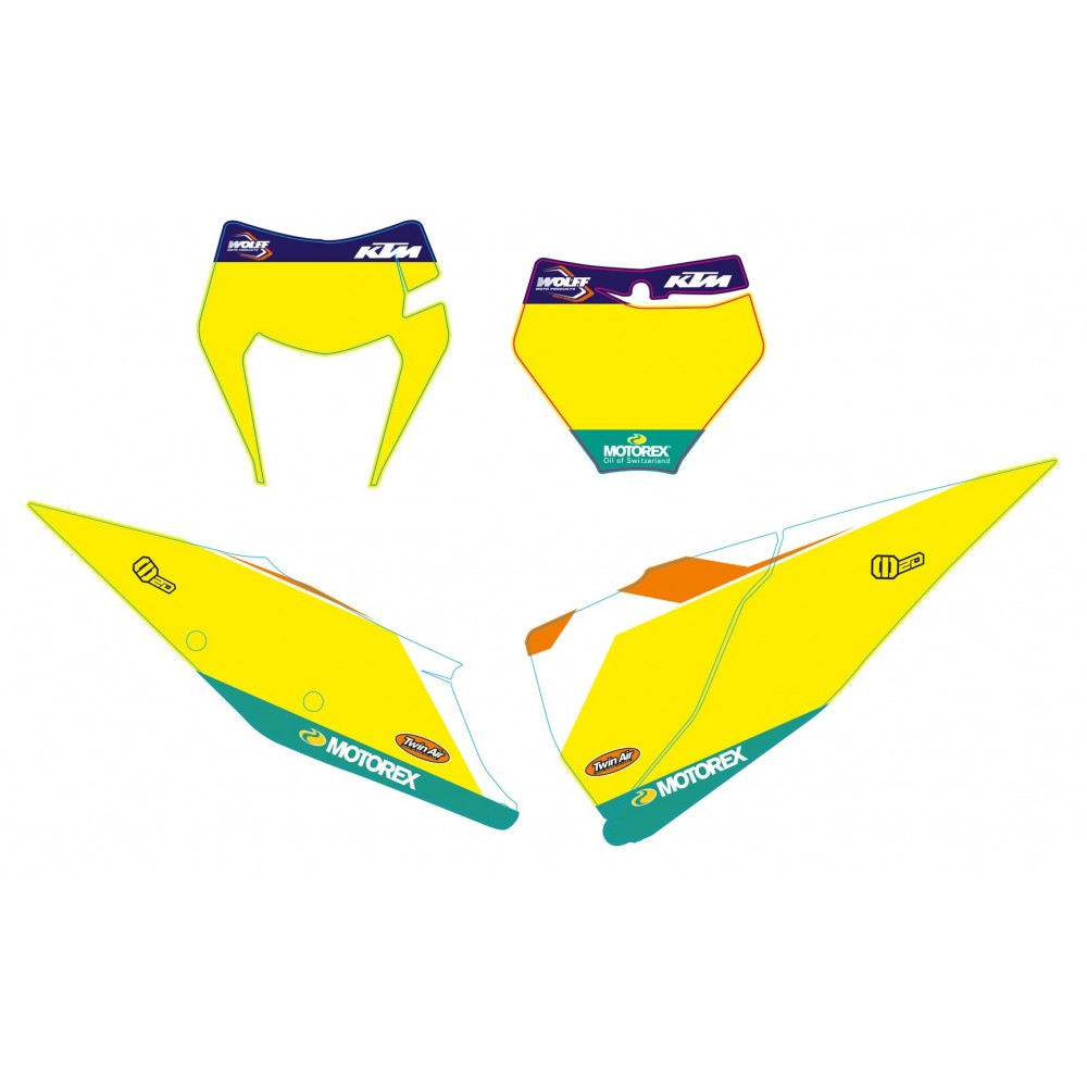 FOND DE PLAQUE WOLFF JAUNE SERIES POUR SX19-21 ET EXC20/21 FOND DE PLAQUE WOLFF JAUNE SERIES POUR SX19-21 ET EXC20/21