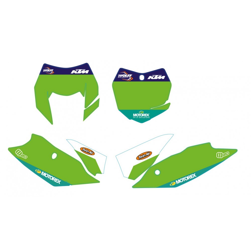 FOND DE PLAQUE WOLFF VERT SERIES POUR SX13/15 ET EXC14/16 FOND DE PLAQUE WOLFF VERT SERIES POUR SX13/15 ET EXC14/16