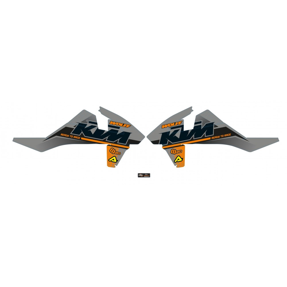 DECO OUIE WOLFF SERIE GRISE POUR SX 16/18 ET EXC 17/19 DECO OUIE WOLFF SERIE GRISE POUR SX 16/18 ET EXC 17/19