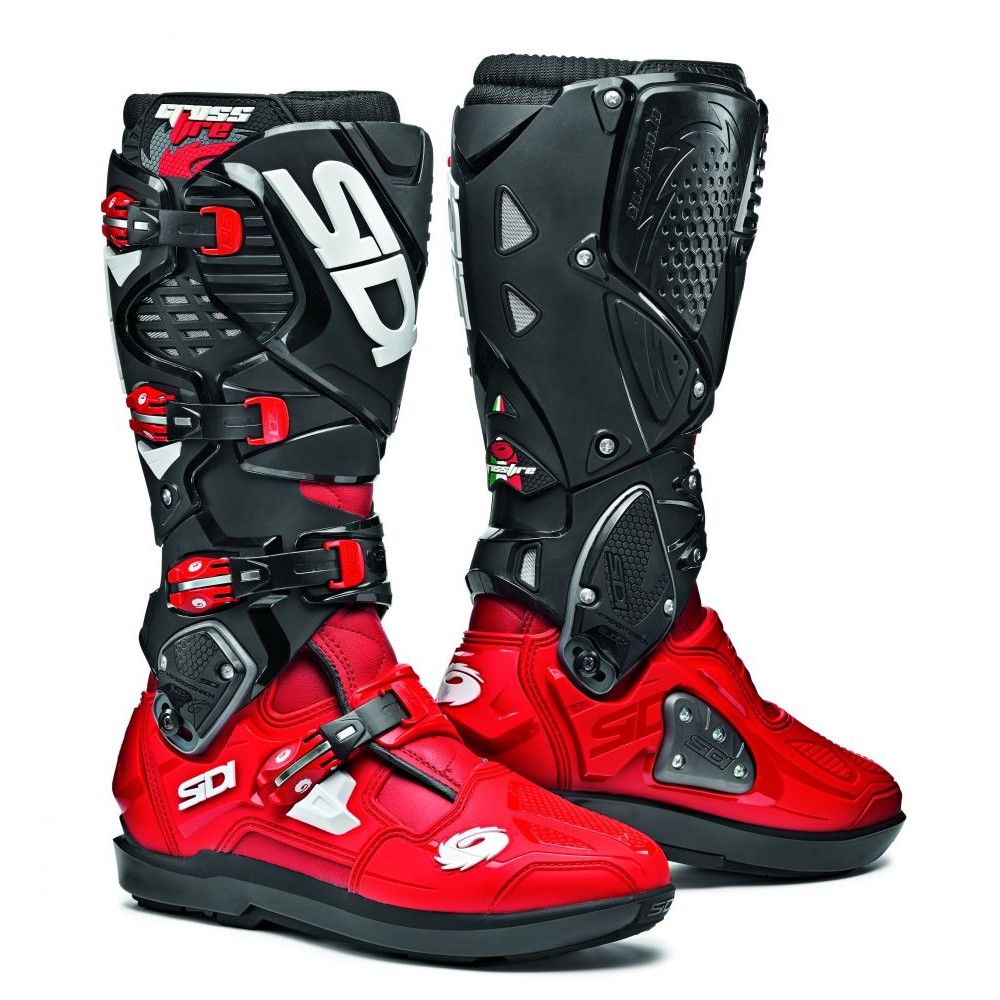 BOTTES SIDI CROSSFIRE 3 SRS ROUGE/ROUGE/NOIRE BOTTES SIDI CROSSFIRE 3 SRS ROUGE/ROUGE/NOIRE