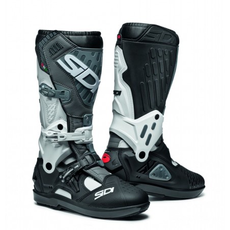 BOTTES SIDI ATOJO BLANC/NOIR GRIS 