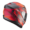 CASQUE SCORPION EXO-520 AIR COVER NOIR MAT/ROUGE 