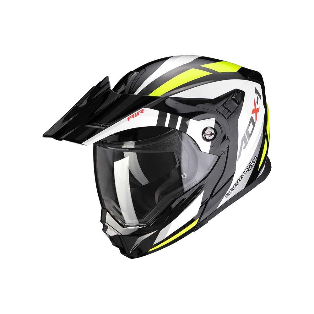 CASQUE SCORPION ADX-1 LONTANO NOIR/JAUNE FLUO CASQUE SCORPION ADX-1 LONTANO NOIR/JAUNE FLUO