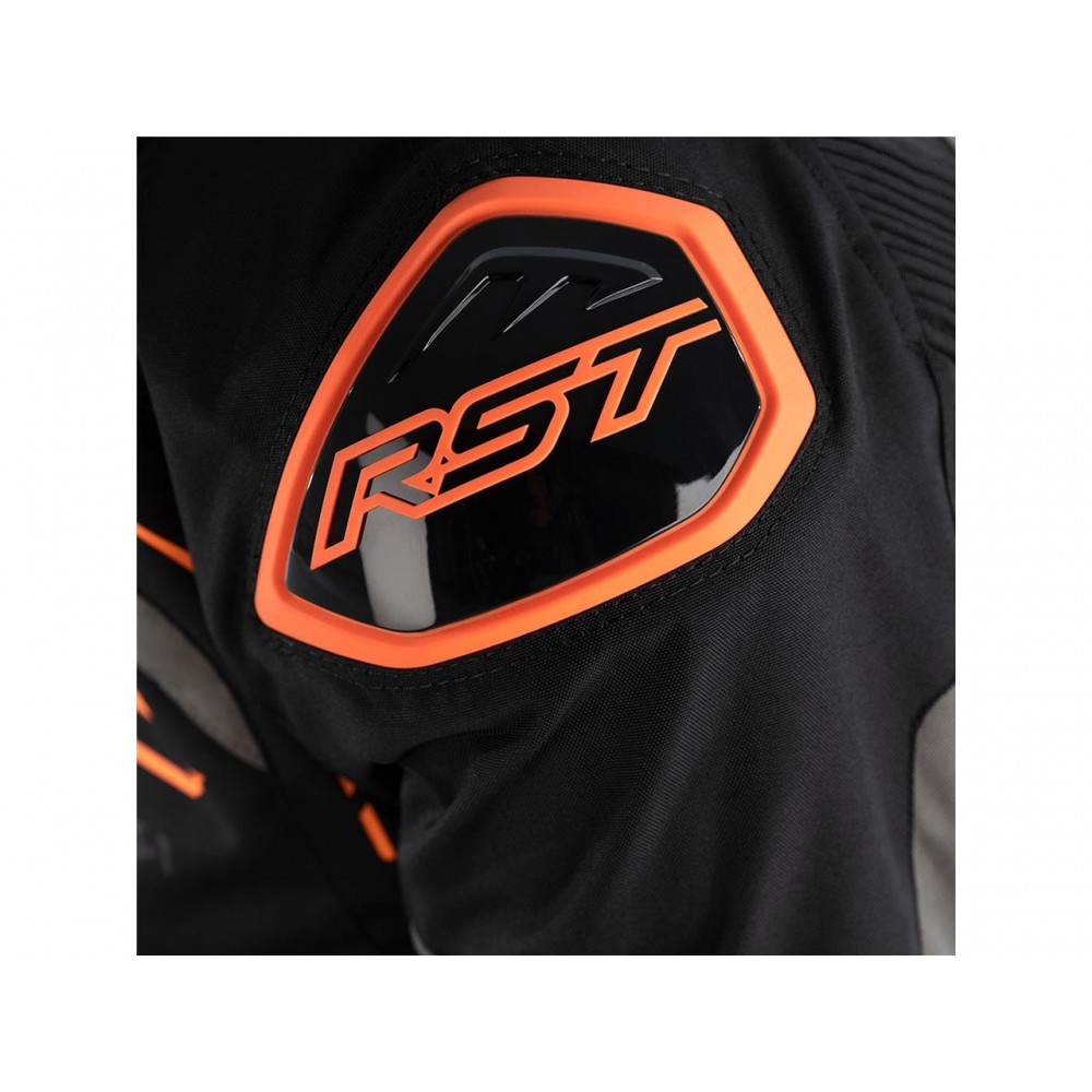 VESTE RST S-1 TEXTILE NOIR/GRIS/ORANGE 