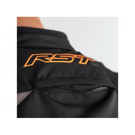 VESTE RST S-1 TEXTILE NOIR/GRIS/ORANGE 