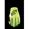 GANTS CROSS ENFANT FIVE MXF4  JAUNE FLUO