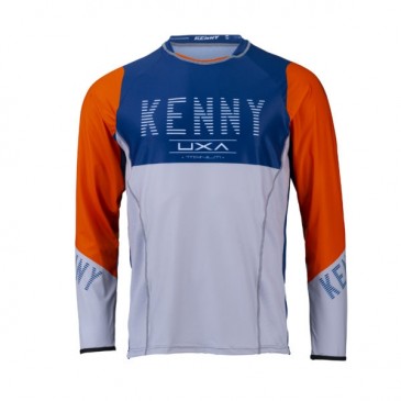 MAILLOT KENNY TITANIUM BLEU MARINE/ORANGE