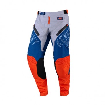 PANTALON KENNY TITANIUM BLEU/ORANGE