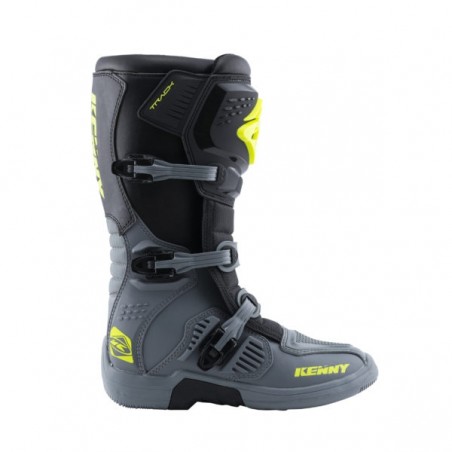 BOTTES KENNY TRACK GRIS/JAUNE FLUO