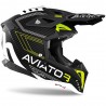 CASQUE AIROH AVIATOR 3 PRIMAL JAUNE MAT CASQUE AIROH AVIATOR 3 PRIMAL JAUNE MAT