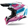CASQUE AIROH AVIATOR 3 WAVE ROSE CHROME CASQUE AIROH AVIATOR 3 WAVE ROSE CHROME