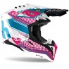 CASQUE AIROH AVIATOR 3 WAVE ROSE CHROME CASQUE AIROH AVIATOR 3 WAVE ROSE CHROME