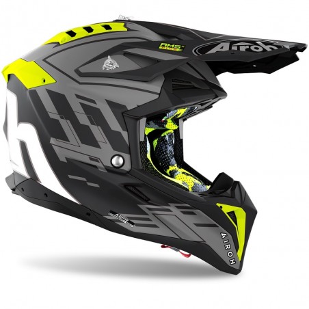 CASQUE AIROH AVIATOR 3 RAMPAGE NOIR MAT