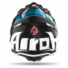 CASQUE AIROH AVIATOR ACE KYBON BLEU/ROUGE BRILLANT 