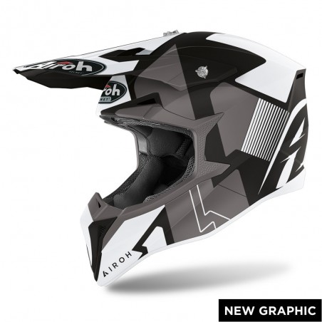 CASQUE AIROH WRAAP RAZE NOIR MAT
