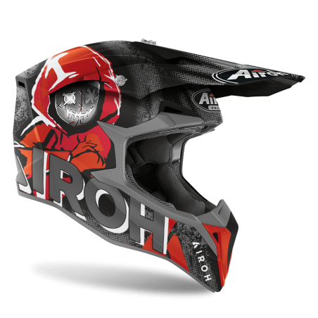CASQUE AIROH WRAAP ALIEN ROUGE MAT