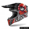 CASQUE AIROH WRAAP ALIEN ROUGE MAT CASQUE AIROH WRAAP ALIEN ROUGE MAT