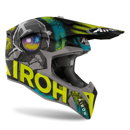 CASQUE AIROH WRAAP ALIEN JAUNE MAT