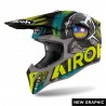 CASQUE AIROH WRAAP ALIEN JAUNE MAT CASQUE AIROH WRAAP ALIEN JAUNE MAT