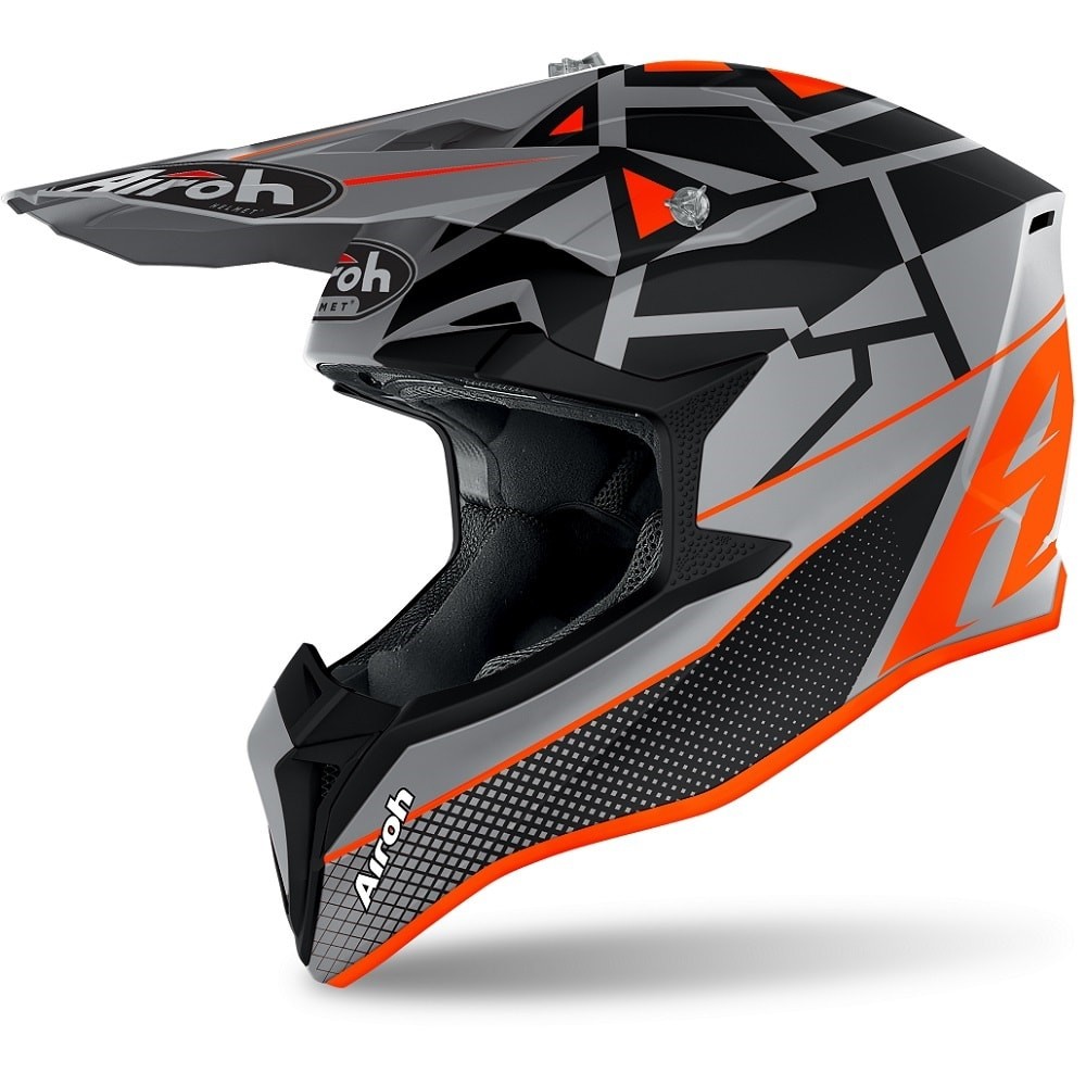CASQUE AIROH WRAAP MOOD ORANGE MAT CASQUE AIROH WRAAP MOOD ORANGE MAT